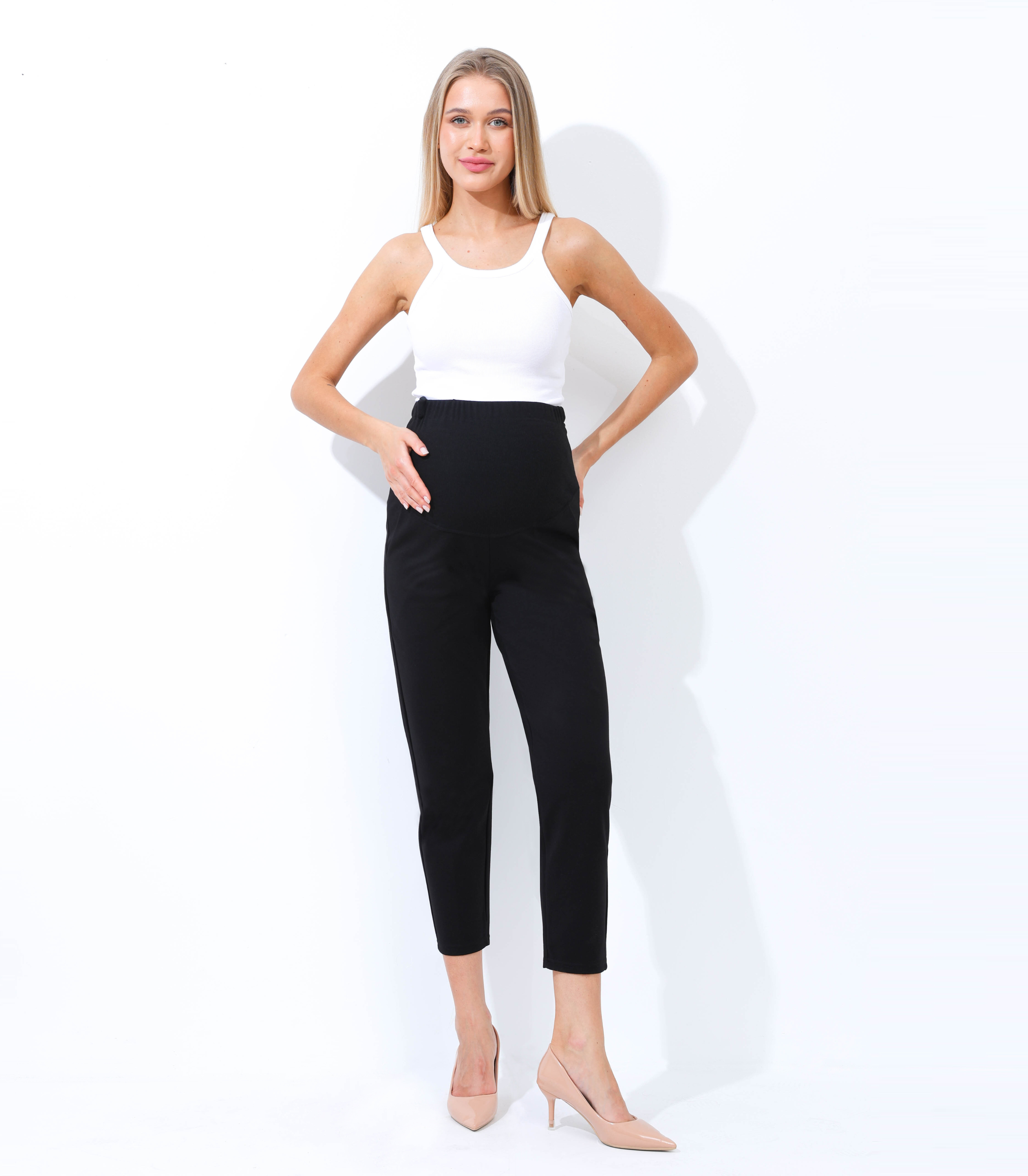 Pregnancy Ankle Pants | Alina Mae Maternity