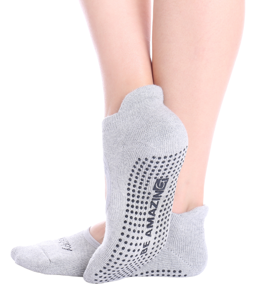 Non-Slip Women's Hospital Socks (Summer Style) Socks Alina Mae Maternity 1 Grey 
