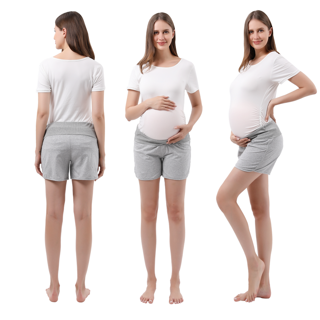 Below Bump Pregnancy Shorts Bottoms Alina Mae Maternity   