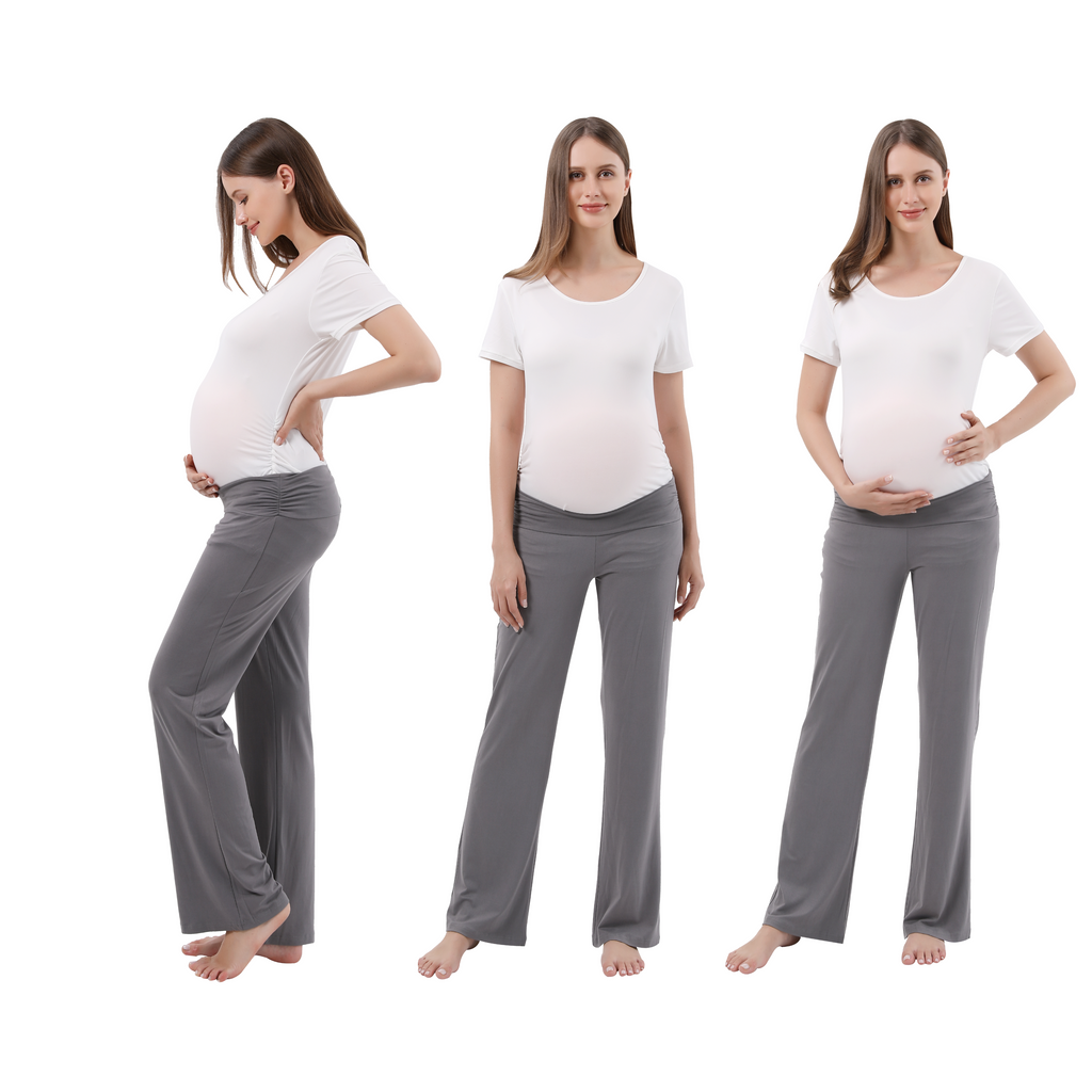 Below Bump Maternity Postpartum Pajama Pants Bottoms Alina Mae Maternity   