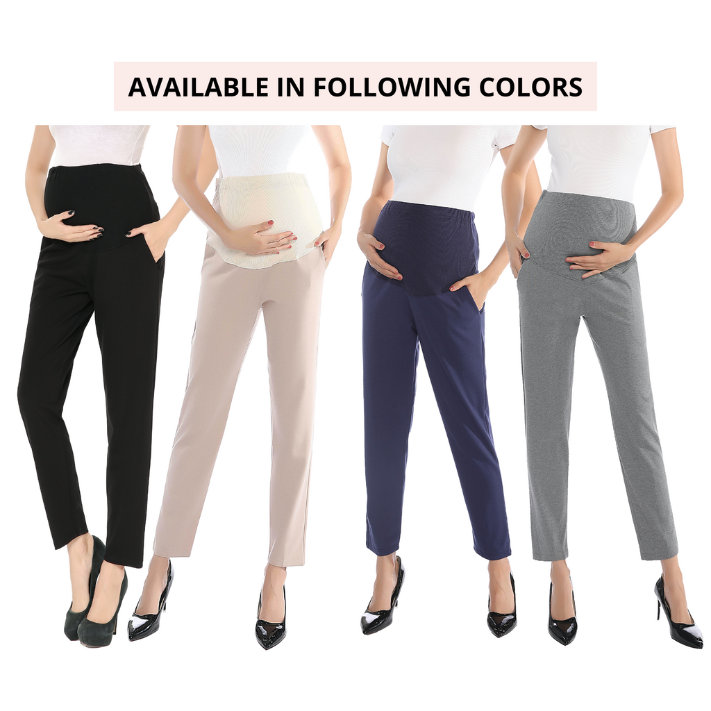 The Maternity Ankle Pant Bottoms Alina Mae Maternity   